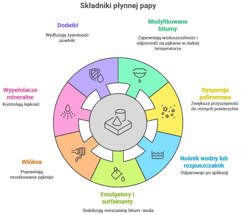 Papa gruntująca co wchodzi w skład